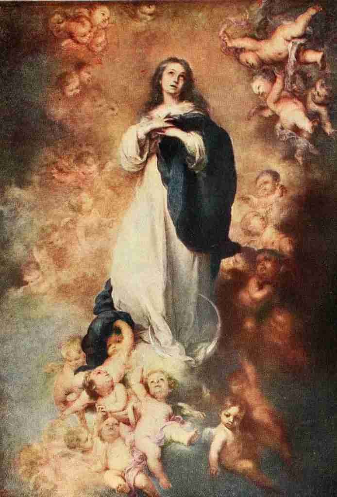 Murillo Bartolome Esteban The Immaculate Conception History of Painting 1911 A4 Photo Print