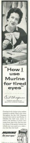 Murine Eyes Eileen Vintage Retro Advert Poster A4 Photo Print