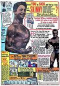 Muscle Men Red Vintage Retro Advert Ads A4 Photo Print