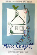 Musee Brest by Chagall Vintage Advert A4 Photo Print