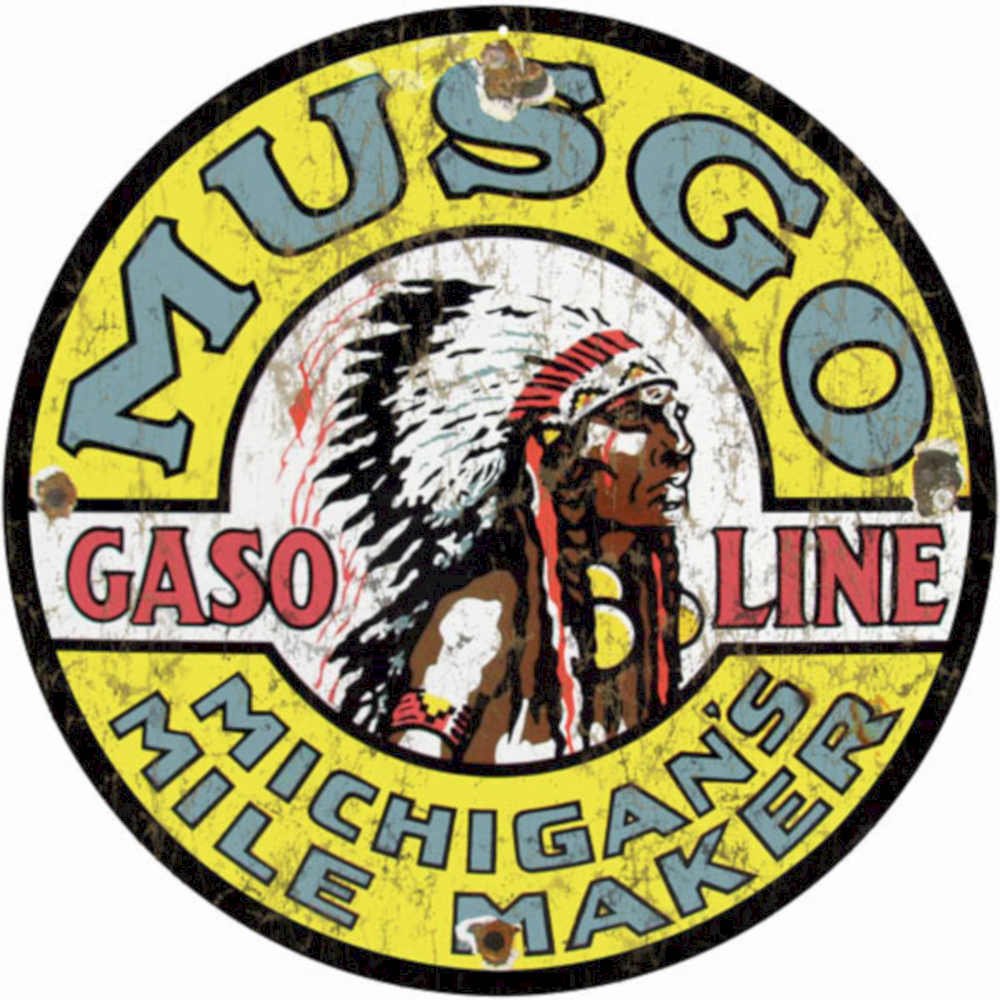 Musgo Gasoline Maker Vintage Retro Advert Ads A4 Photo Print