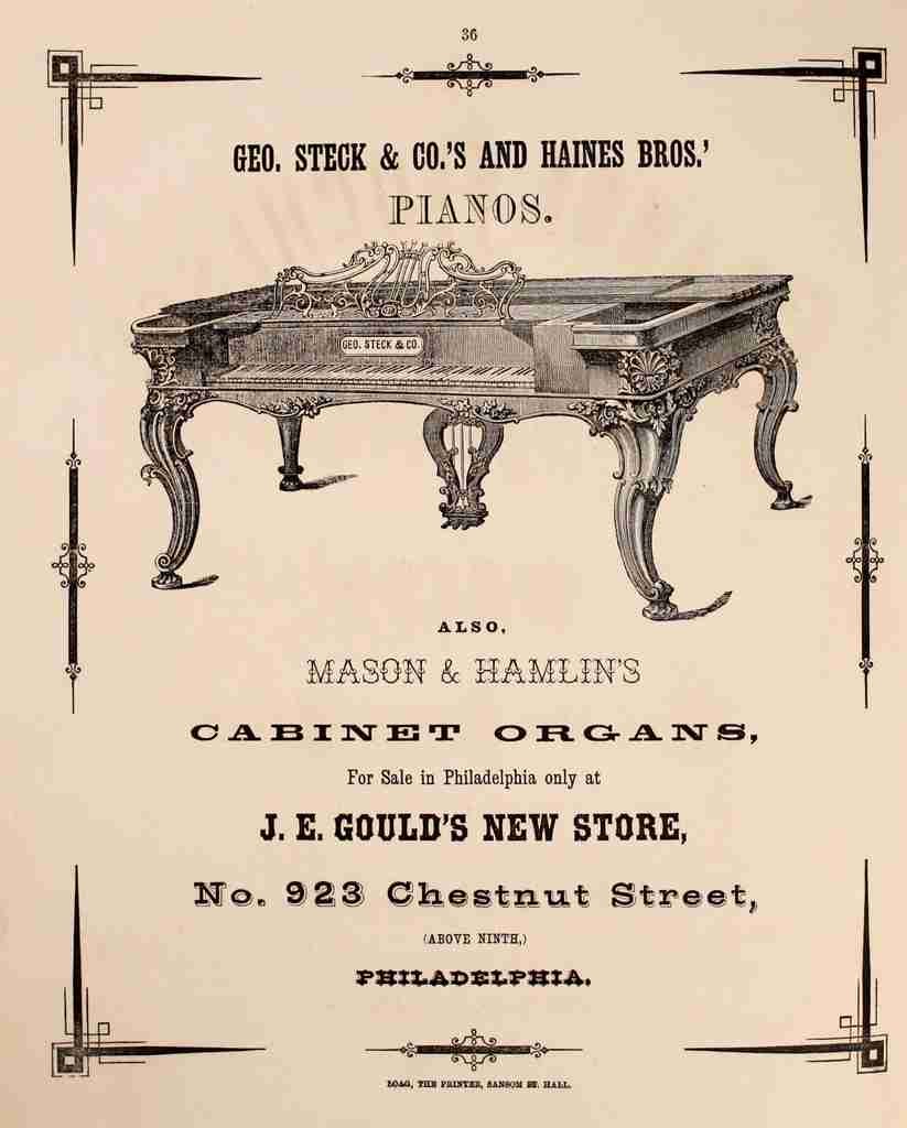 Music Album for the Piano 1868 Pianos & Organs A4 Photo Print