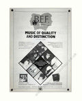 Music Boxed Set Vintage Retro Advert Poster A4 Photo Print