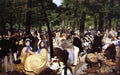 Music In The Tuileries 1862 A4 Photo Print