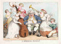 Musical Family 1802 Cartoon Joke 001 Vintage A4 Photo Print
