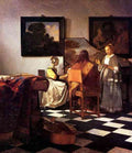 Musical Trio by Vermeer A4 Photo Print