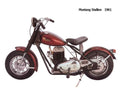 Mustang Stallion 1961 motorbike A4 Photo Print