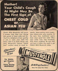 Musterole Chest Cold Vintage Retro Advert Ads A4 Photo Print