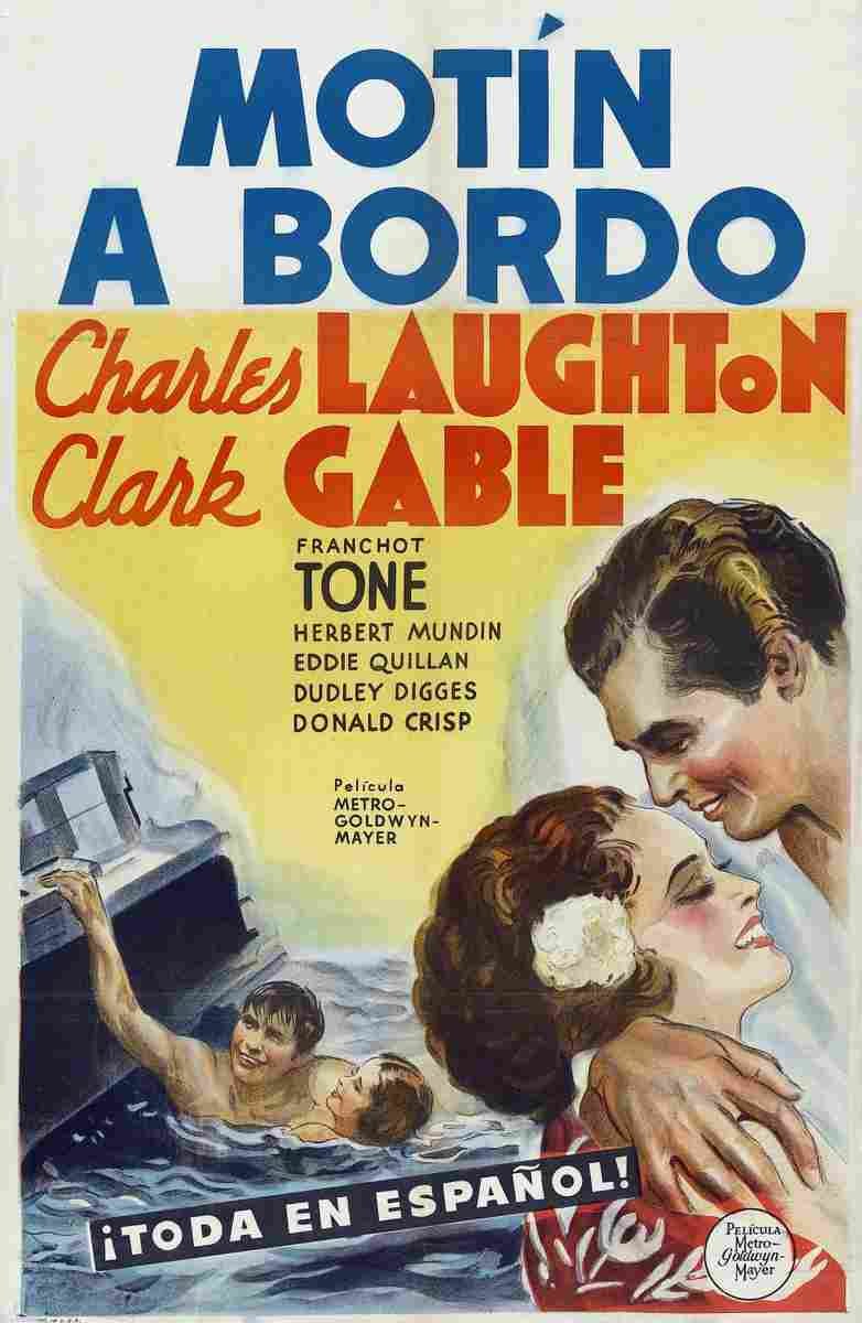 Mutiny on the Bounty 1935 01  film star poster A4 Photo Print