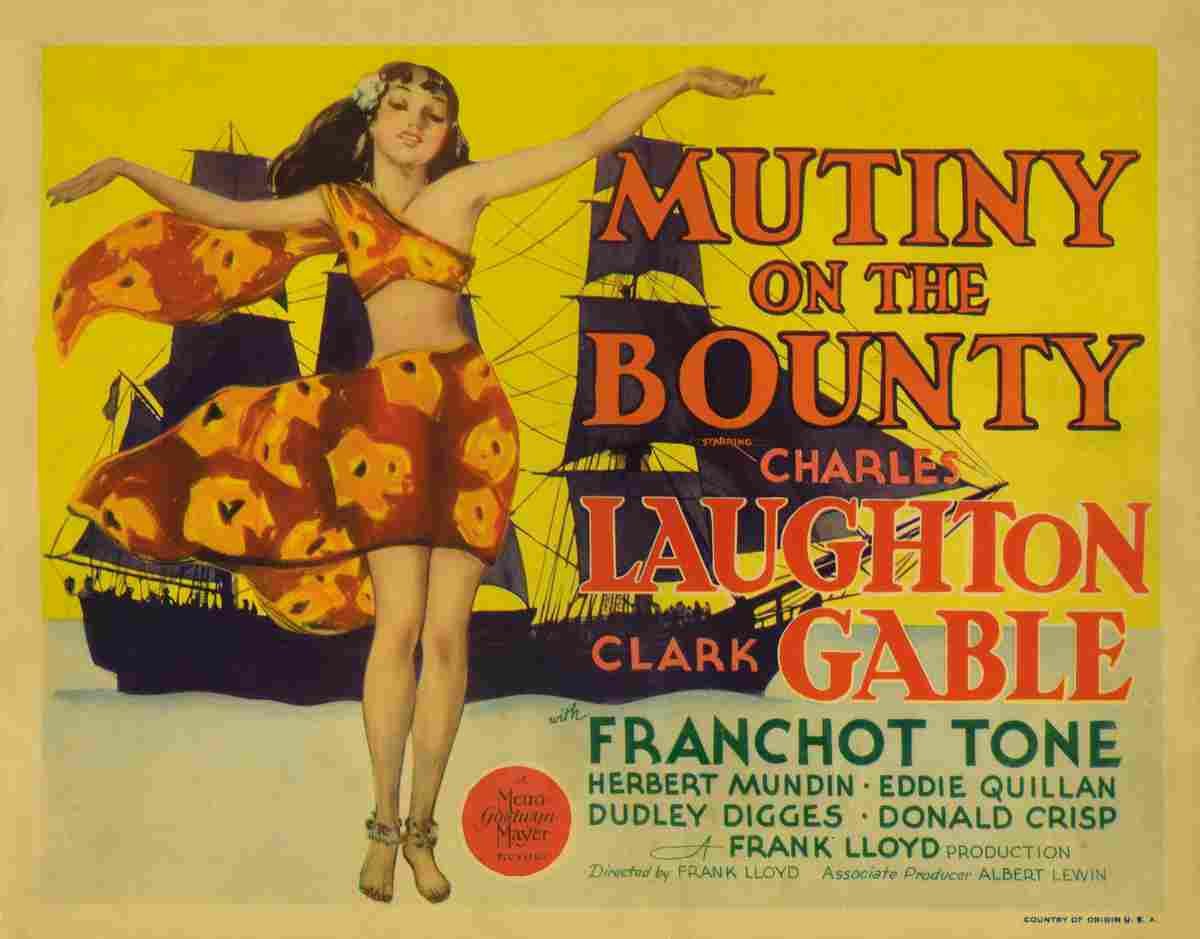 Mutiny on the Bounty 1935 07  film star poster A4 Photo Print