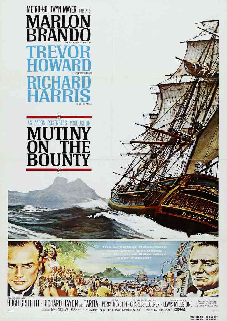 Mutiny on the Bounty 1962 02 Film A4 Photo Print
