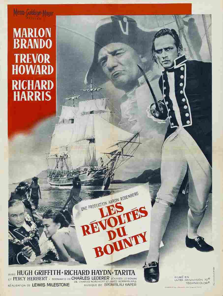 Mutiny on the Bounty 1962 03  film star poster A4 Photo Print