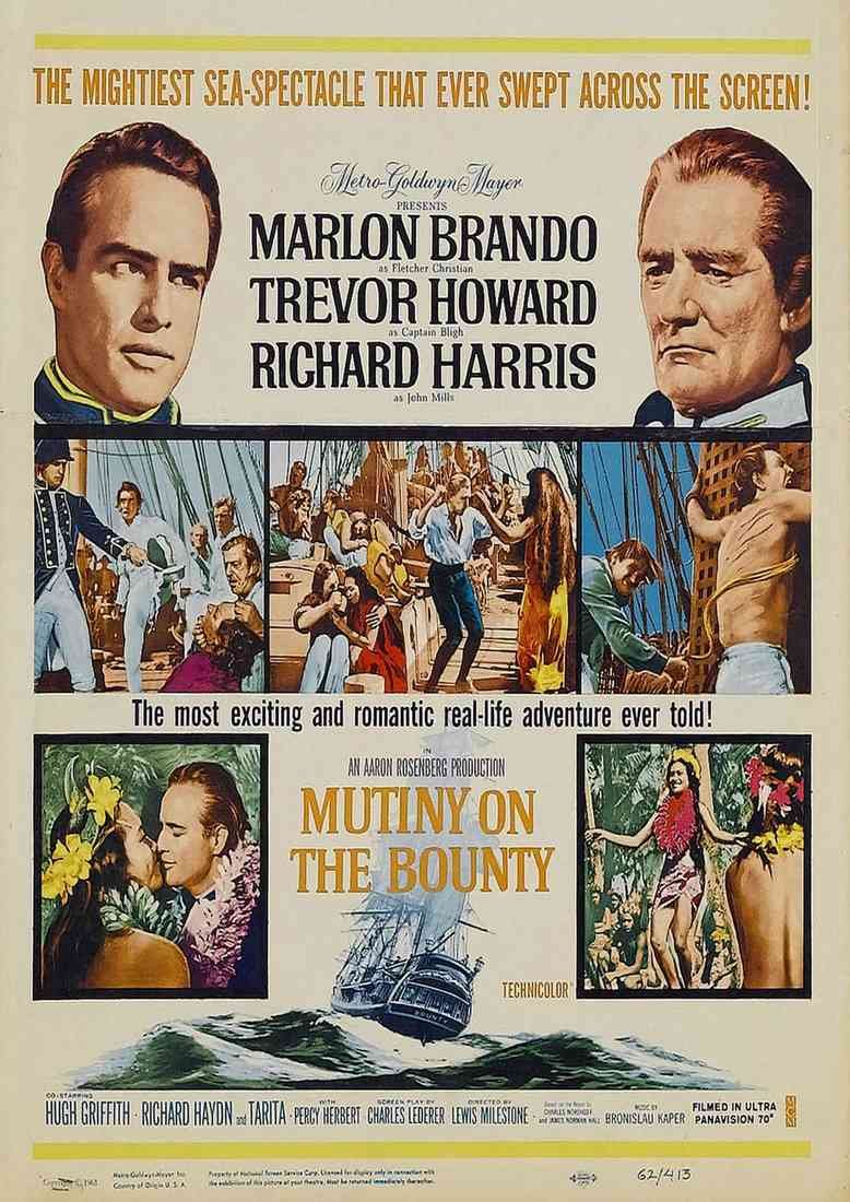 Mutiny on the Bounty 1962 04 Film A4 Photo Print