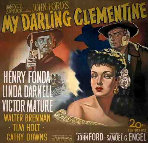  My Darling Clementine 08 film star poster A4 Photo Print