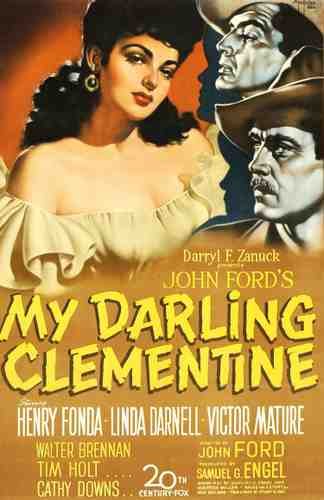  My Darling Clementine 15 film star poster A4 Photo Print