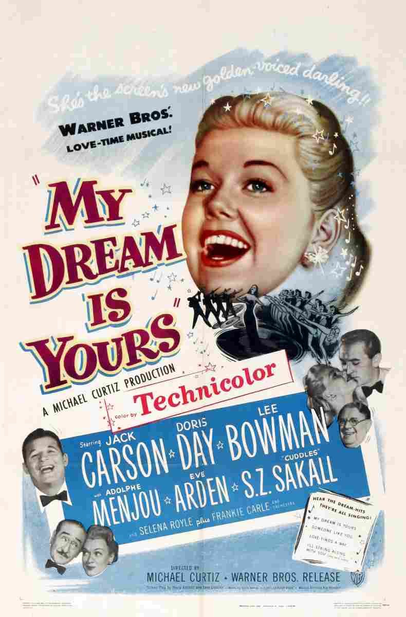 My Dream is Yours 01  film star poster A4 Photo Print
