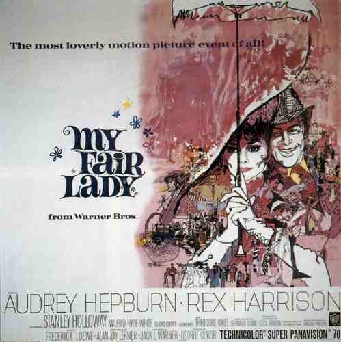  My Fair Lady 01 film star poster A4 Photo Print