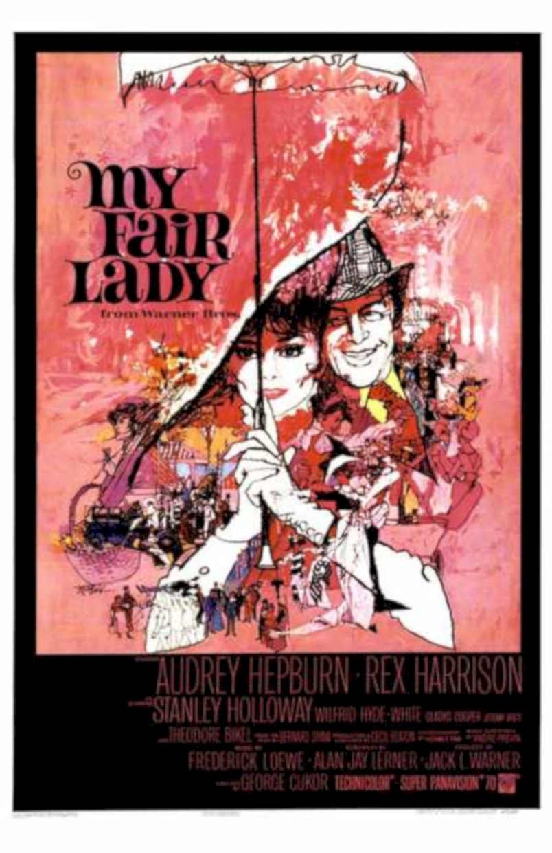 My Fair Lady Vintage Retro Advert Ads A4 Photo Print