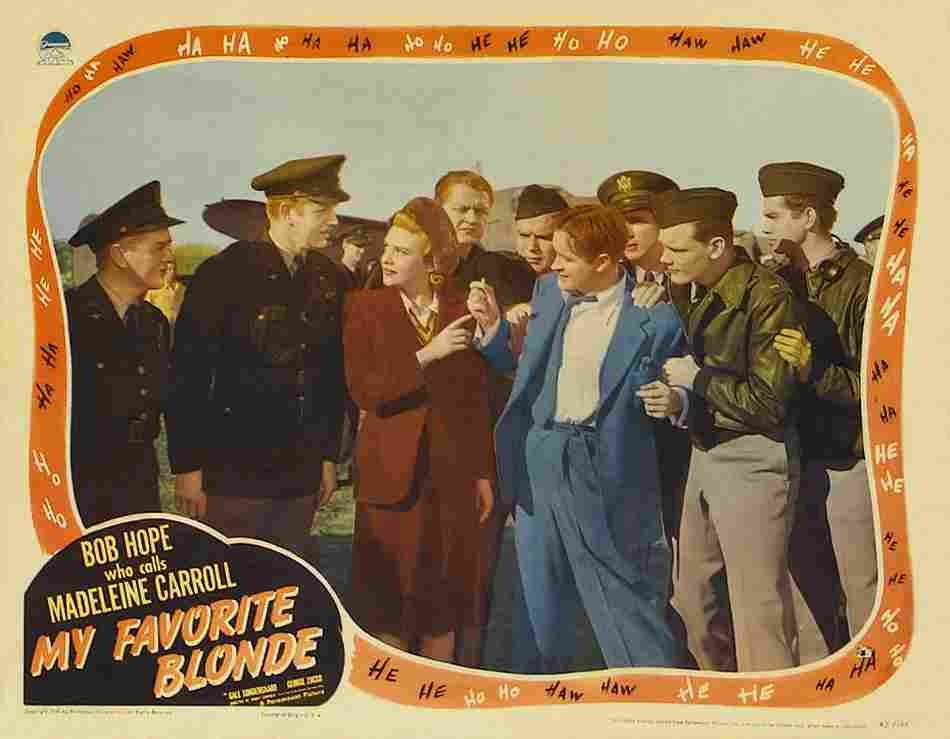 My Favorite Blonde 06  film star poster A4 Photo Print