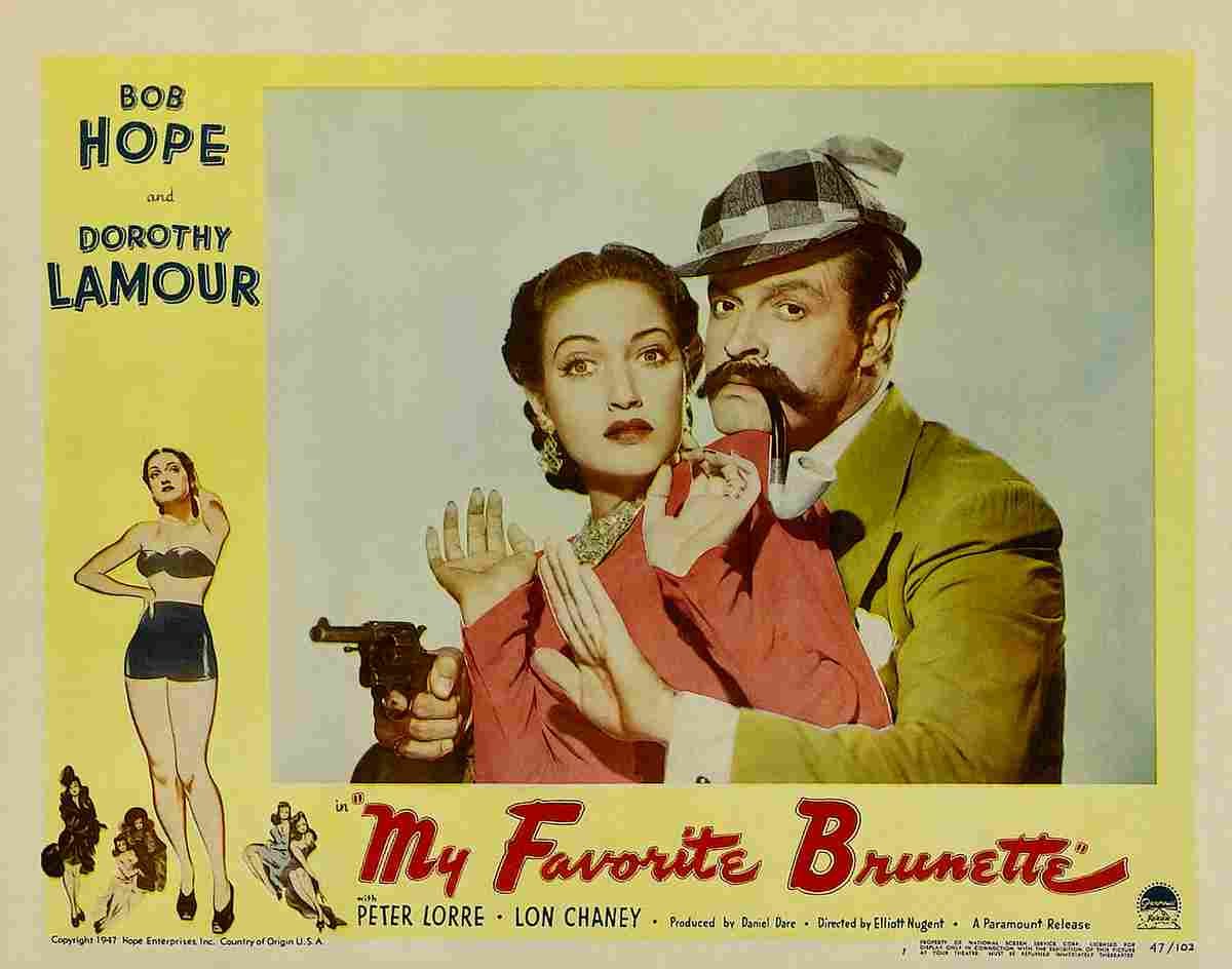 My Favorite Brunette 04  film star poster A4 Photo Print