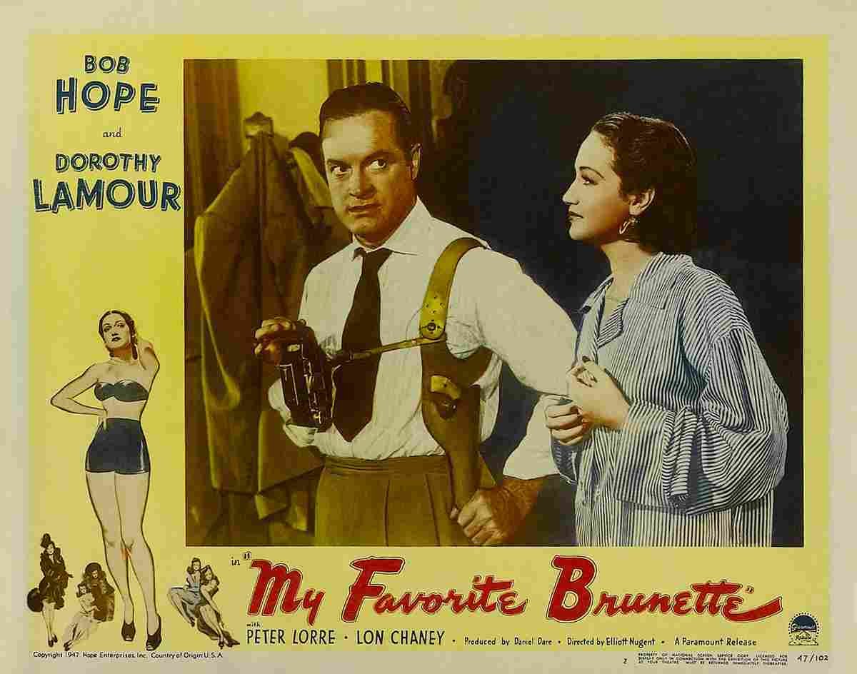 My Favorite Brunette 05  film star poster A4 Photo Print