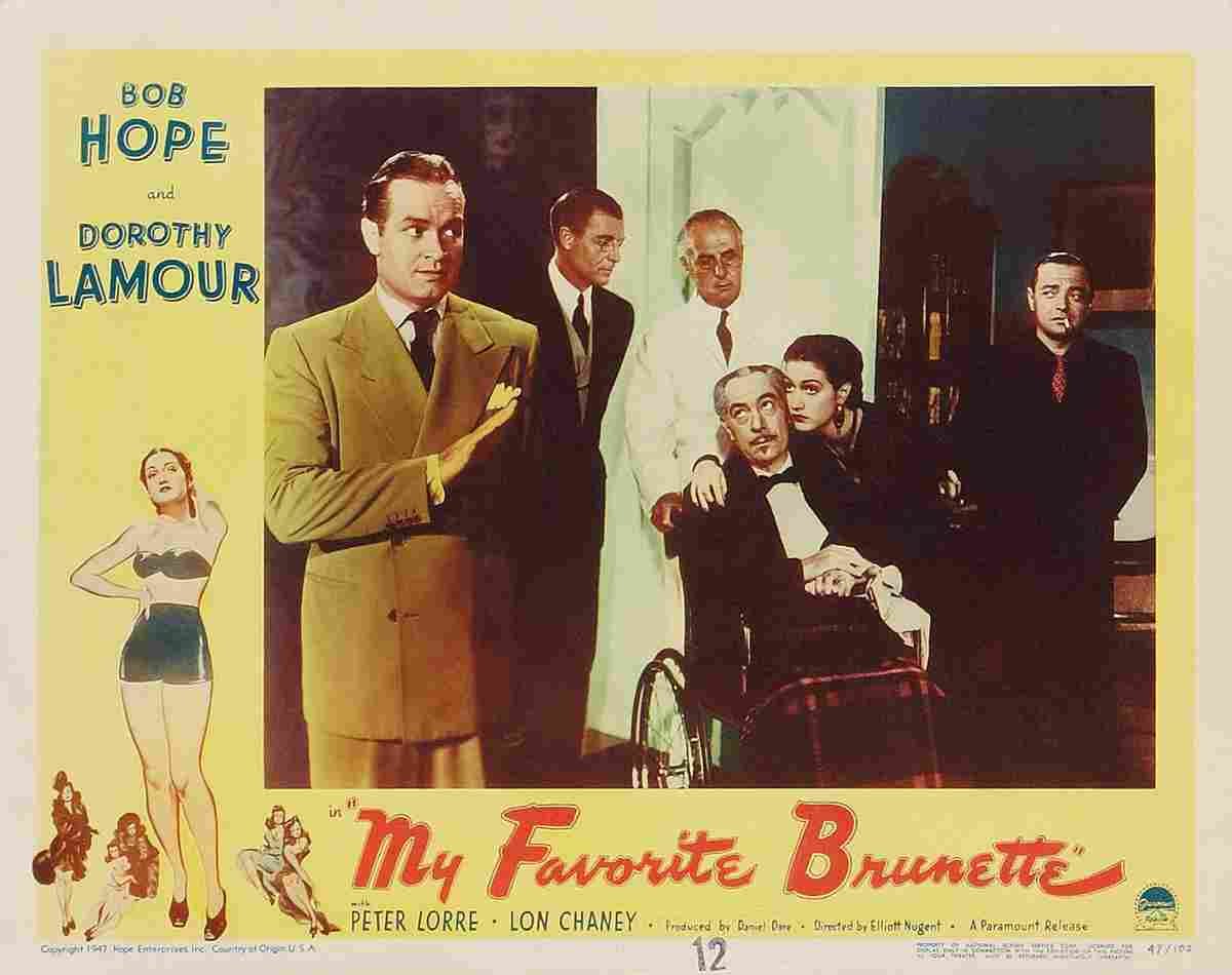 My Favorite Brunette 06  film star poster A4 Photo Print