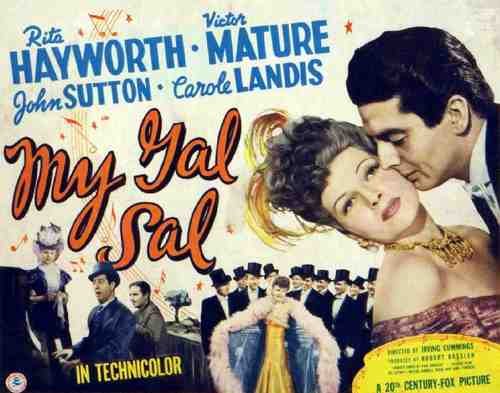  My Gal Sal 04 film star poster A4 Photo Print