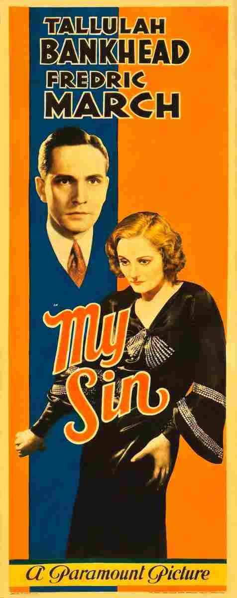 My Sin 1931 01  film star poster A4 Photo Print