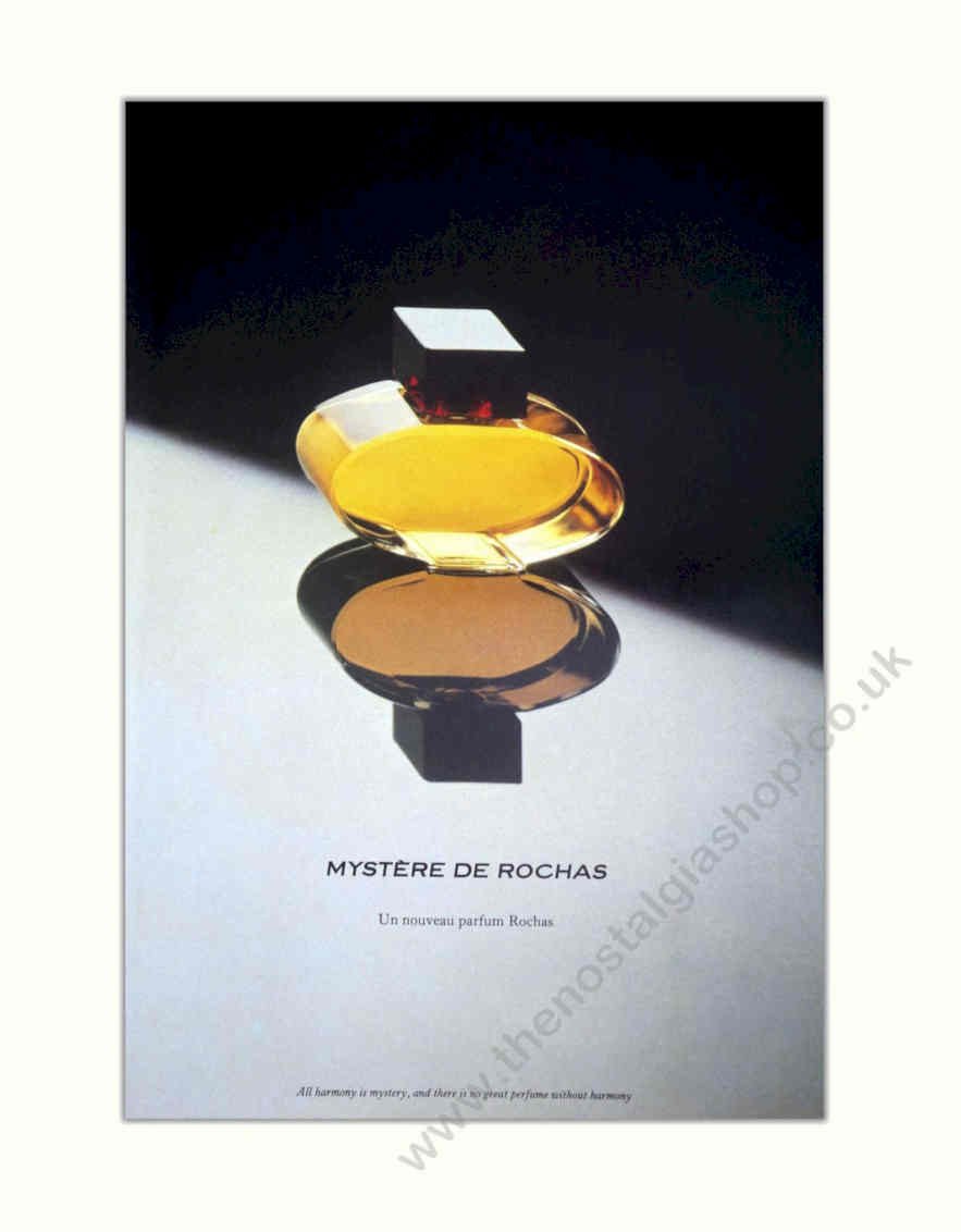 Mystere De Rochas Vintage Retro Advert Poster A4 Photo Print