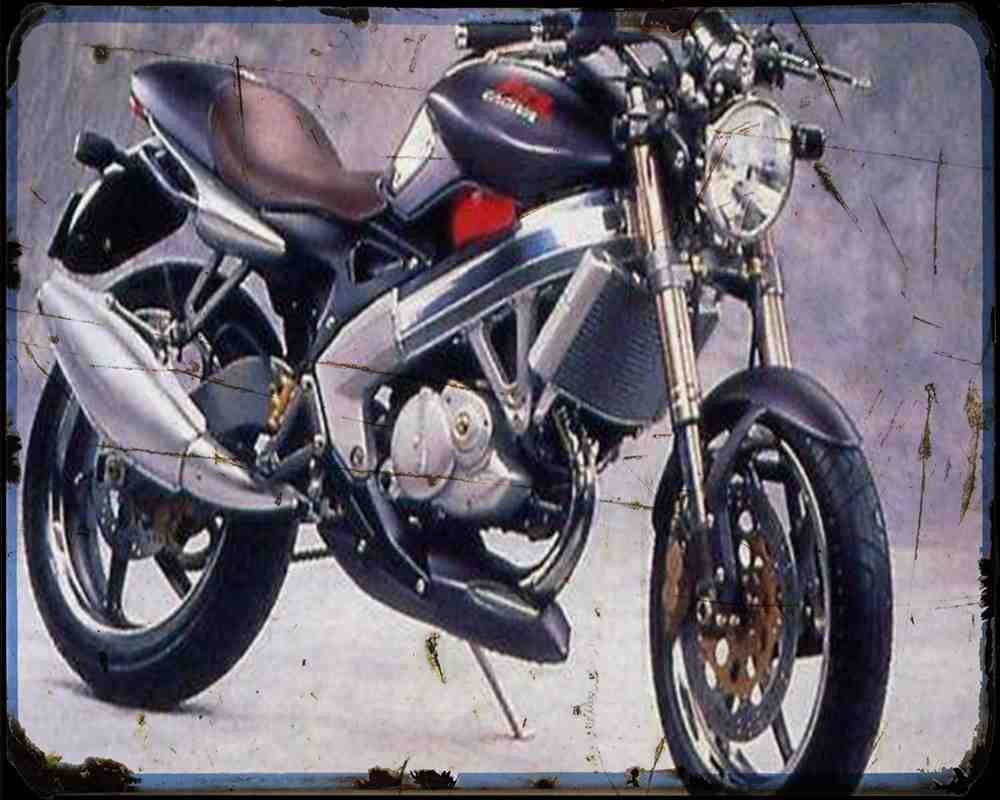 N1 125 96 A4 Photo Print Motorbike Vintage Aged