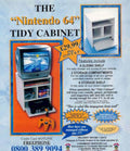 N64 Tidy Cabinet Vintage Retro Advert Poster A4 Photo Print