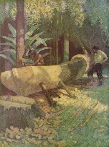 NC Wyeth crusoe11  A4 Photo Print
