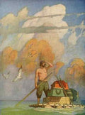 NC Wyeth crusoe2  A4 Photo Print