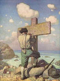 NC Wyeth crusoe3  A4 Photo Print
