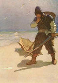 NC Wyeth crusoe8  A4 Photo Print
