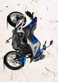 NC750X 2017 3 aged A4 Photo Print