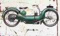 NER A CAR 1921 Aged Vintage A4 Photo Print