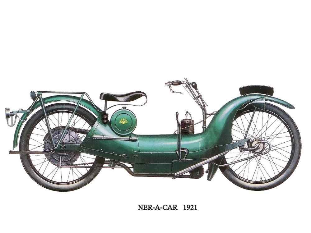 NER A CAR 1921 motorbike A4 Photo Print