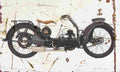 NER A CAR 350 ModelC 1925 Aged Vintage A4 Photo Print