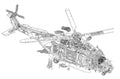NHIndustries NH90 cutaway A4 Photo Print