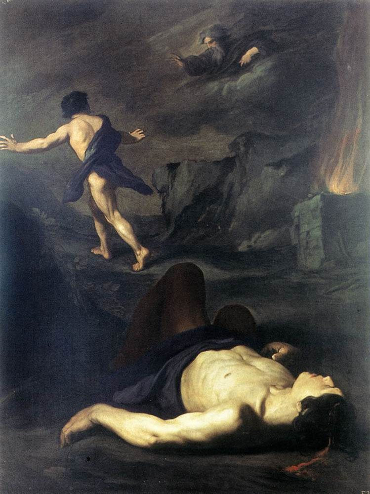 NOVELLI Pietro Cain And Abel Art A4 Photo Print