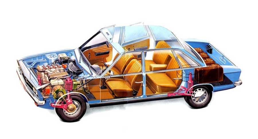 NSU Ro 80 cutaway A4 Photo Print