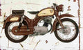 NSU Supermax 1957 Aged Vintage A4 Photo Print