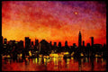 NY New York USA 244016 Manhattan, Midtown A4 Limited Edition Watercolour Print