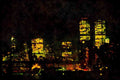 NY New York USA 244024 Downtown And Brooklyn Bridge A4 Limited Edition Watercolour Print