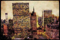 NY New York USA 244043 Manhattan, Midtown A4 Limited Edition Watercolour Print