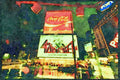 NY New York USA 244051 Times Square, Before Renovations A4 Limited Edition Watercolour Print