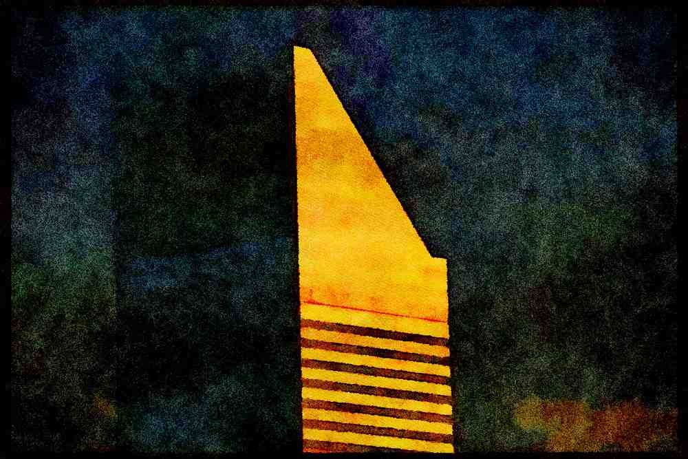 NY New York USA 244075 Citicorp Building A4 Limited Edition Watercolour Print