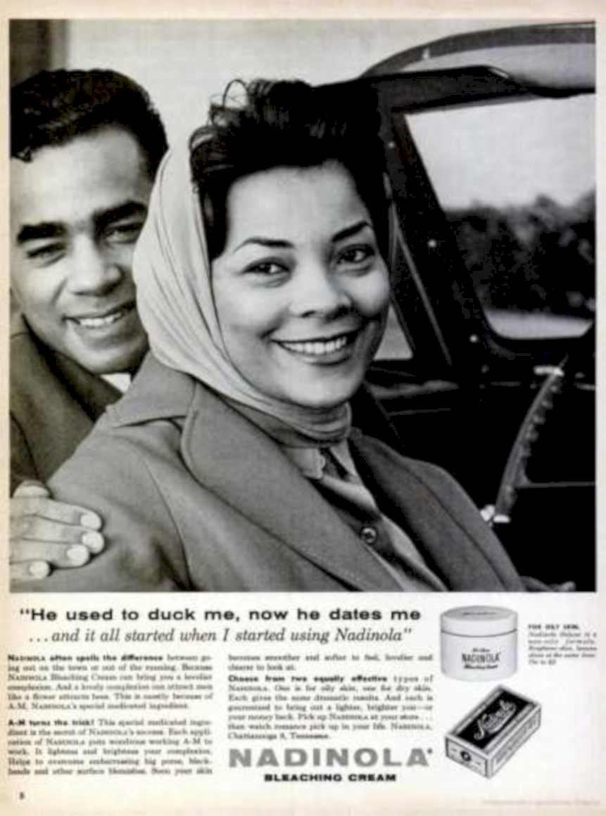 Nadinola Bleaching Cream Vintage Retro Advert Ads A4 Photo Print