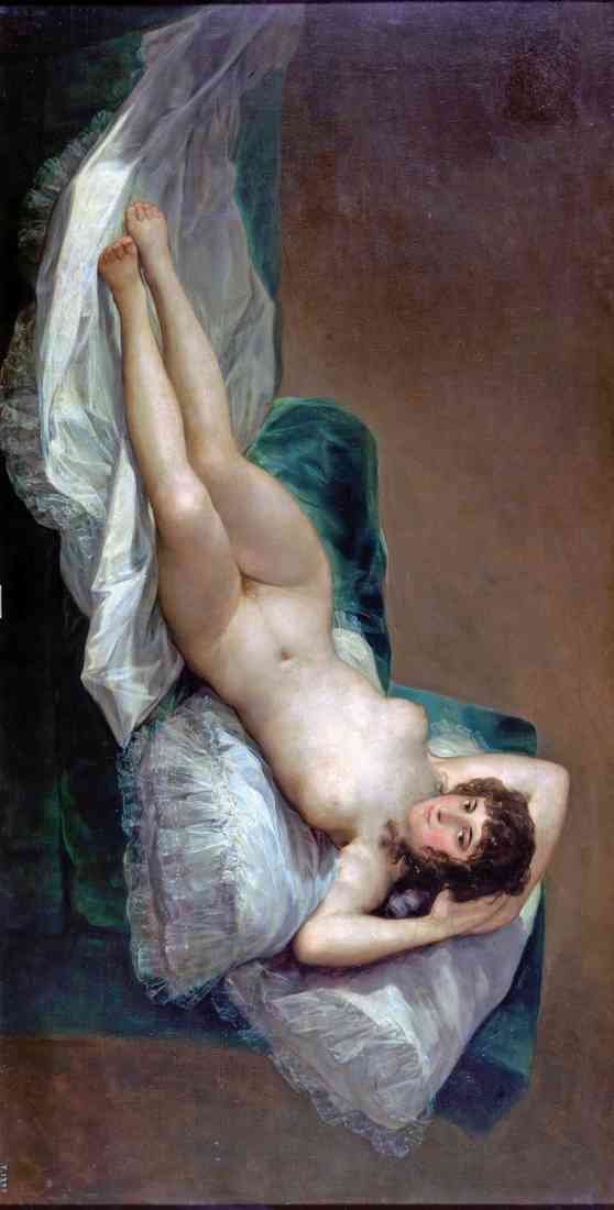 Naked Maja Francisco De Goya A4 Photo Print
